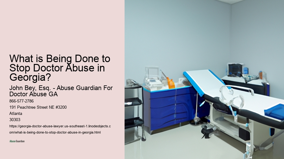 What is Being Done to Stop Doctor Abuse in Georgia? 